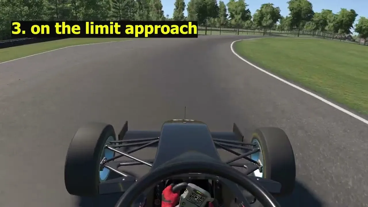 Practicing a drill — on the limit approach, onboard