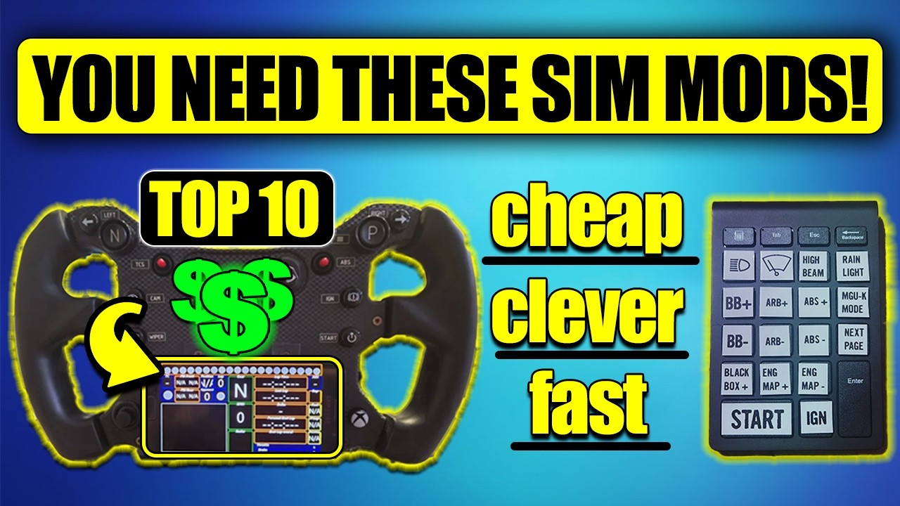 10 Cheap Sim Racing Mods That Feel Illegal